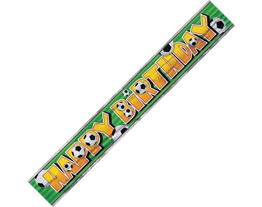 12FT 3D FOOTBALL FOIL BANNER