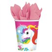 (8) 266ML UNICORN CUPS
