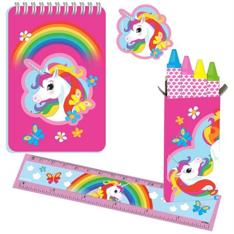 20PC UNICORN STATIONERY PACK