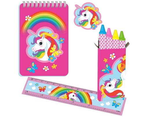 20PC UNICORN STATIONERY PACK