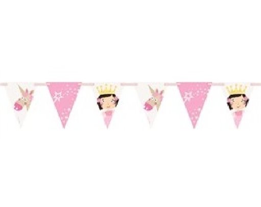 9FT PRINCESS & UNICORN FLAG BANNER
