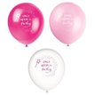 (8) 12IN PRINCESS & UNICORN BALLOONS
