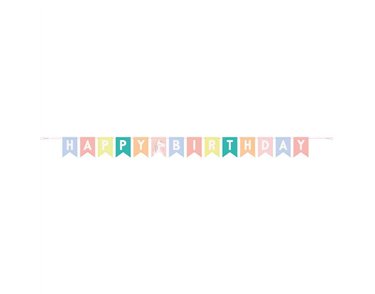 7FT UNICORN PARTY PENNANT BANNER