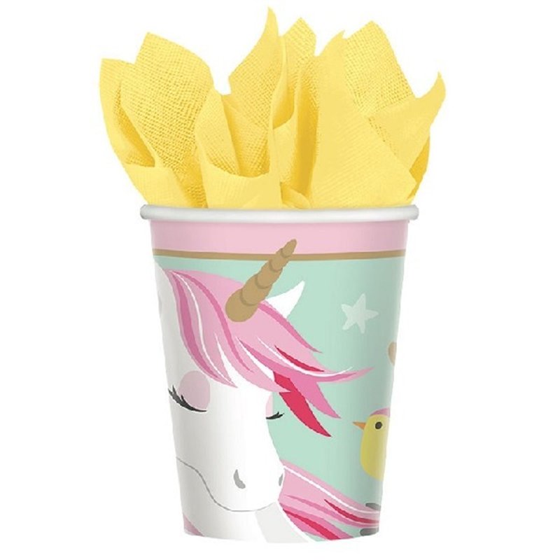 (8) 266ML MAGICAL UNICORN CUPS