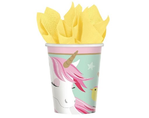 (8) 266ML MAGICAL UNICORN CUPS