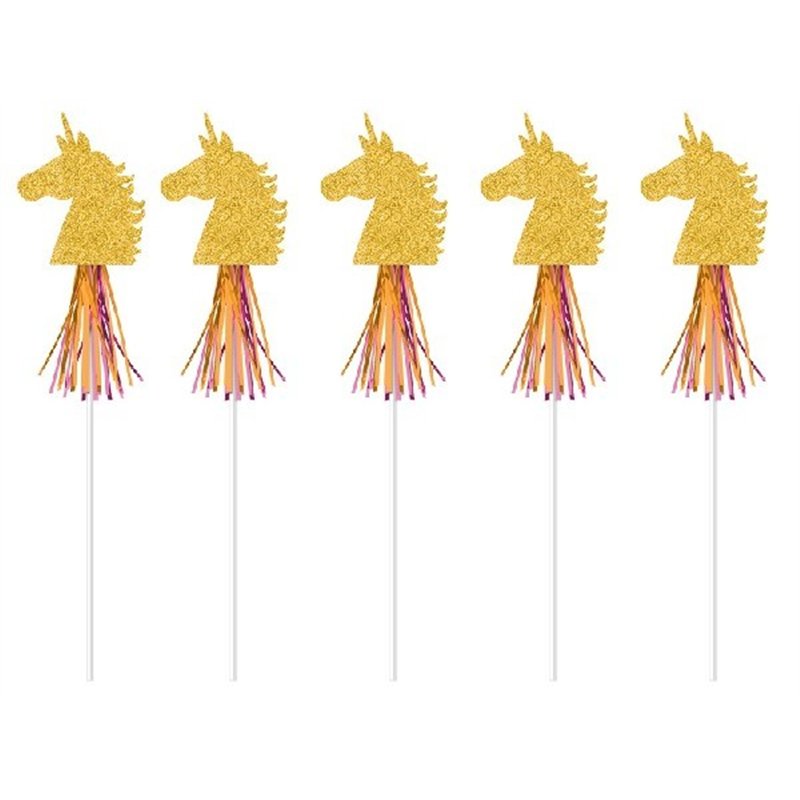 (6) MAGICAL UNICORN WANDS