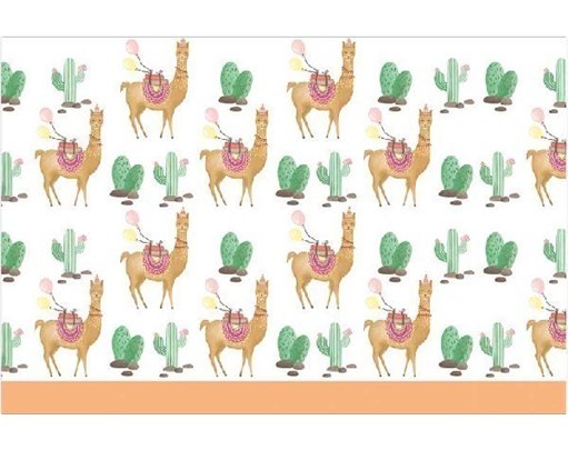LLAMA PLASTIC TABLECOVER