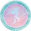(8) 9IN MERMAID SHINE DINNER PLATES