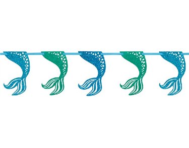 9ft MERMAID GLITTER GARLAND