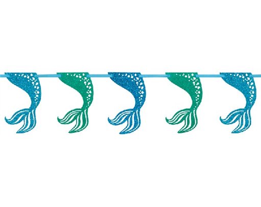 9ft MERMAID GLITTER GARLAND