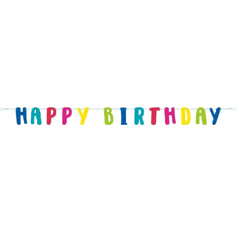 6ft LLAMA BIRTHDAY LETTER BANNER