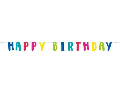 6ft LLAMA BIRTHDAY LETTER BANNER