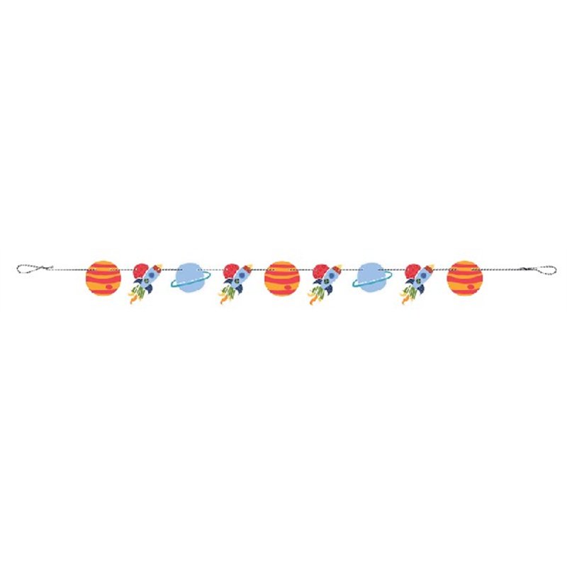5ft OUTER SPACE CUT OUT BANNER