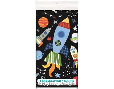54x84in OUTER SPACE RECTANGULAR TABLE COVER
