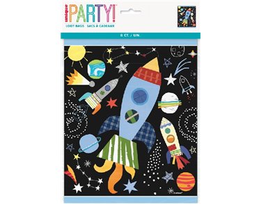 (8) OUTER SPACE LOOT BAGS
