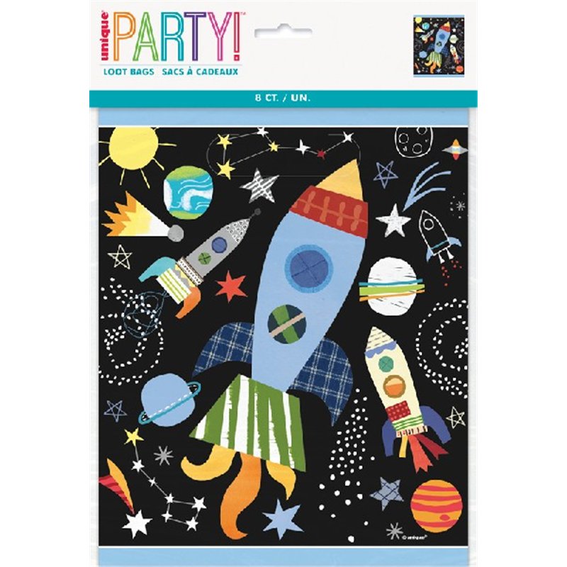 (8) OUTER SPACE LOOT BAGS