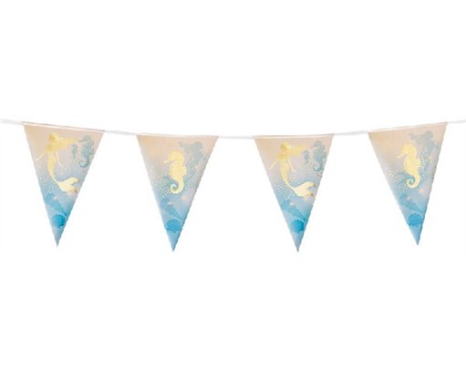 4m MERMAID FOIL BUNTING