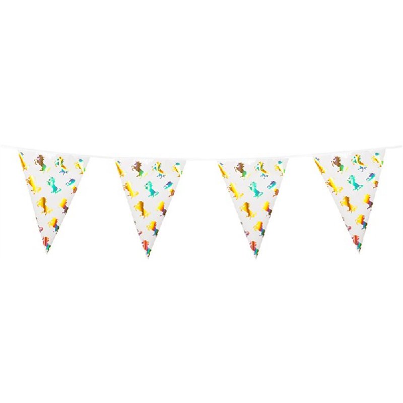 4m UNICORN FOIL BUNTING