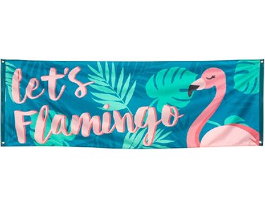 LETS FLAMINGO BANNER