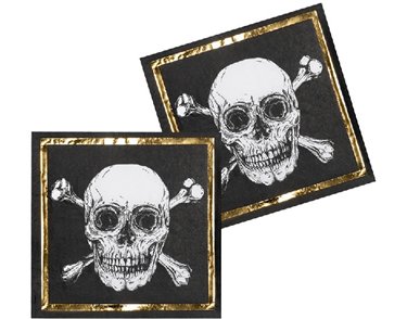 (12) 33cm PIRATES NAPKINS