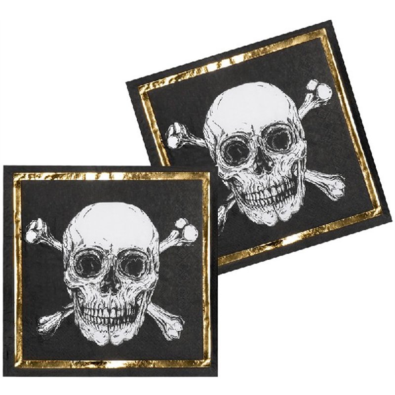 (12) 33cm PIRATES NAPKINS