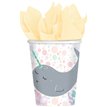 (8) 250ml NARWHAL CUPS