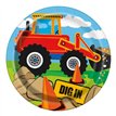 (8) 7in CONSTRUCTION PARTY PLATES
