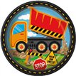 (8) 9in CONSTRUCTION PARTY PLATES