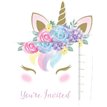 (8) UNICORN BABY POP-UP INVITATIONS