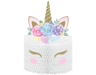 UNICORN BABY HONEYCOMB CENTREPIECE