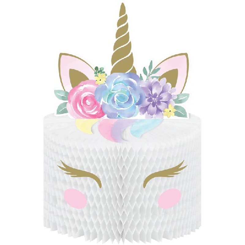 UNICORN BABY HONEYCOMB CENTREPIECE