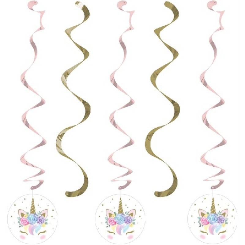 (5) UNICORN BABY DIZZY DANGLERS