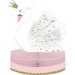 STYLISH SWAN PARTY HONEYCOMB CENTREPIECE