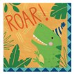 (16) DINO-MITE PARTY L/NAPKINS
