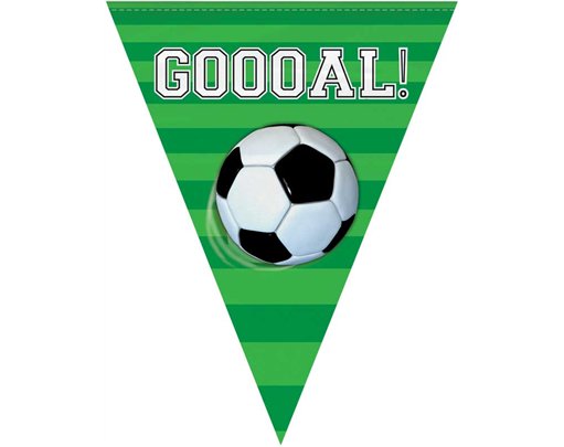 3D FOOTBALL PENNANT BANNER