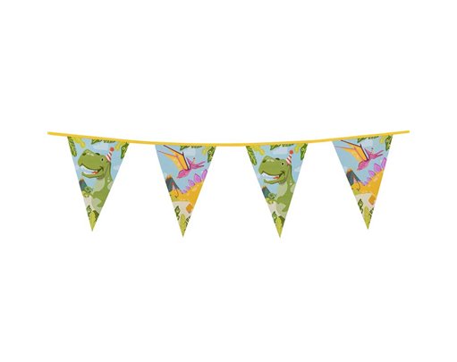 6m DINO PARTY BUNTING