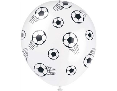 5CT 12IN 3D FOOTBALL LATEX BALLOONS