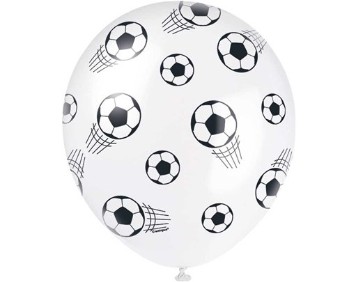 5CT 12IN 3D FOOTBALL LATEX BALLOONS