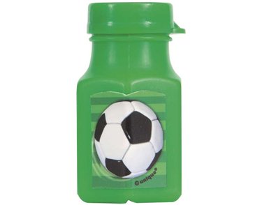 4PK 3D FOOTBALL MINI BUBBLE BOTTLES