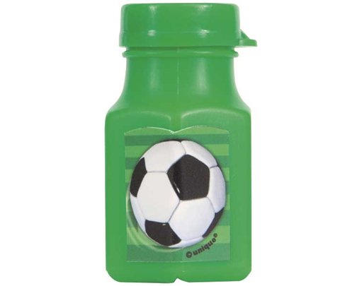 4PK 3D FOOTBALL MINI BUBBLE BOTTLES