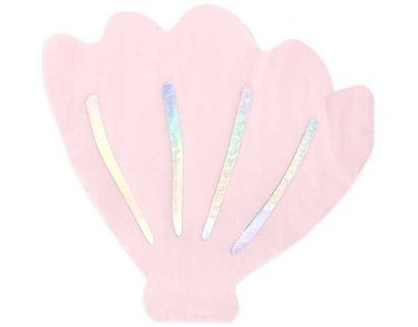 20PK 13x12.5cm SEASHELL NAPKINS