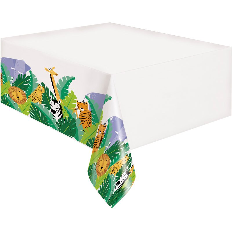 54x84in ANIMAL SAFARI TABLE COVER