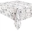 54x84in AHOY PIRATE COLORING PAPER TABLE COVER