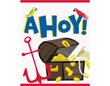 8PK AHOY PIRATE LOOT BAGS