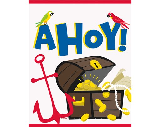 8PK AHOY PIRATE LOOT BAGS