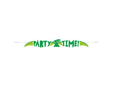 5FT BLUE & GREEN DINOSAUR BANNER