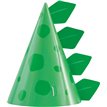 8PK BLUE & GREEN DINOSAUR PARTY HATS