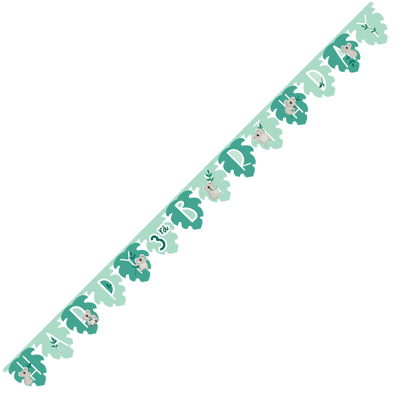 ANY AGE KOALA LETTER BANNER