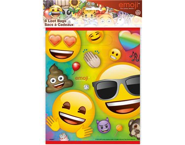 8PK RAINBOW FUN EMOJI LOOTBAGS