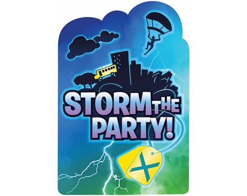 8PK BATTLE ROYAL INVITATIONS